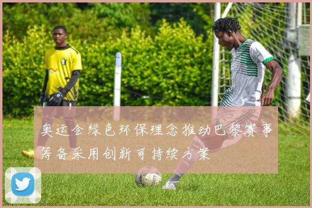 奥运会绿色环保理念推动巴黎赛事筹备采用创新可持续方案